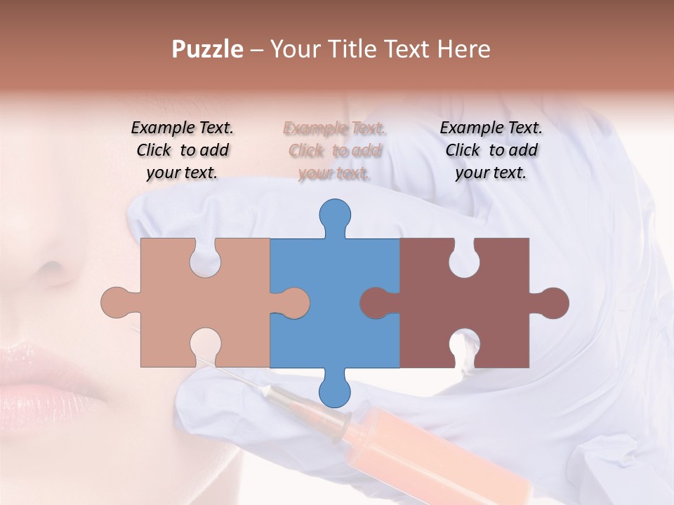 Botox Lips Aesthetic Wrinkle PowerPoint Template