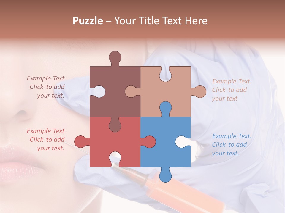 Botox Lips Aesthetic Wrinkle PowerPoint Template