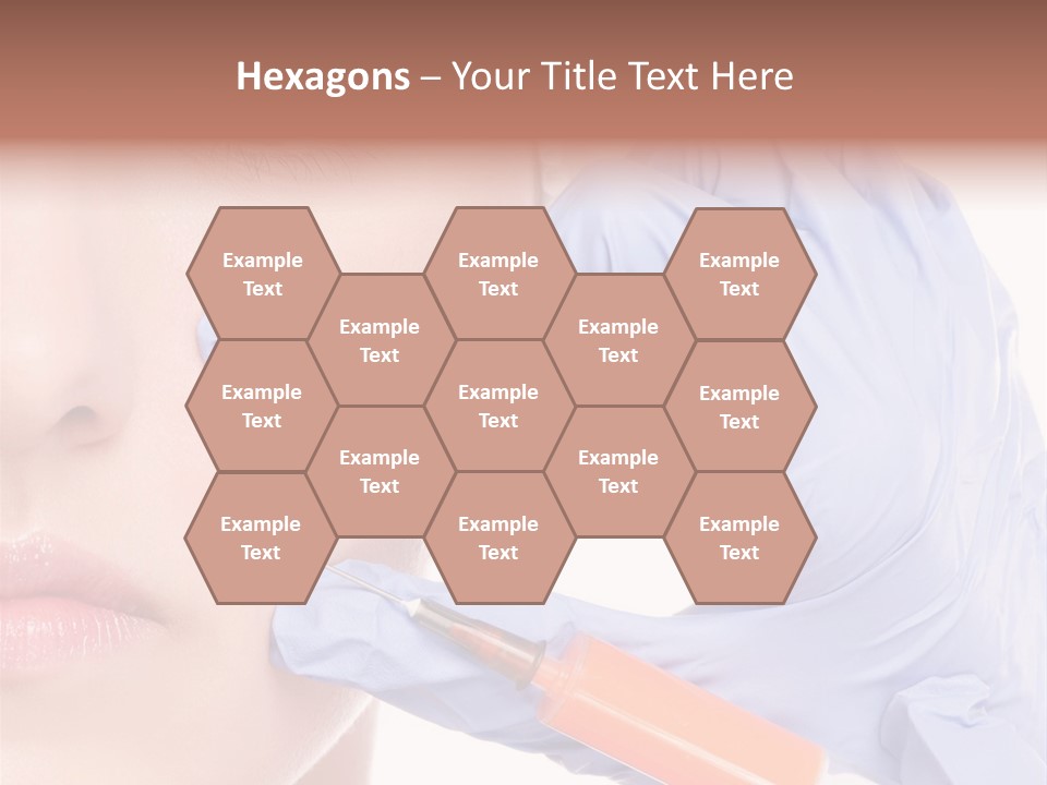 Botox Lips Aesthetic Wrinkle PowerPoint Template