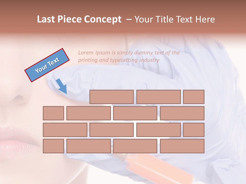 Botox Lips Aesthetic Wrinkle PowerPoint Template