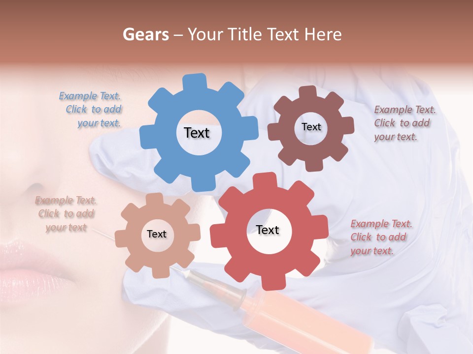 Botox Lips Aesthetic Wrinkle PowerPoint Template