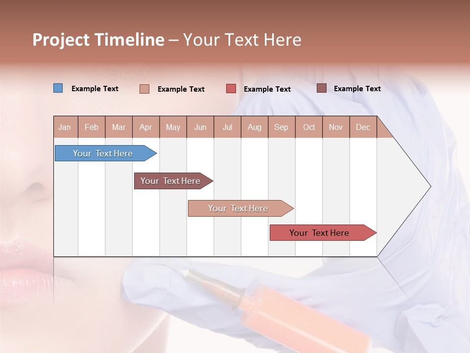 Botox Lips Aesthetic Wrinkle PowerPoint Template