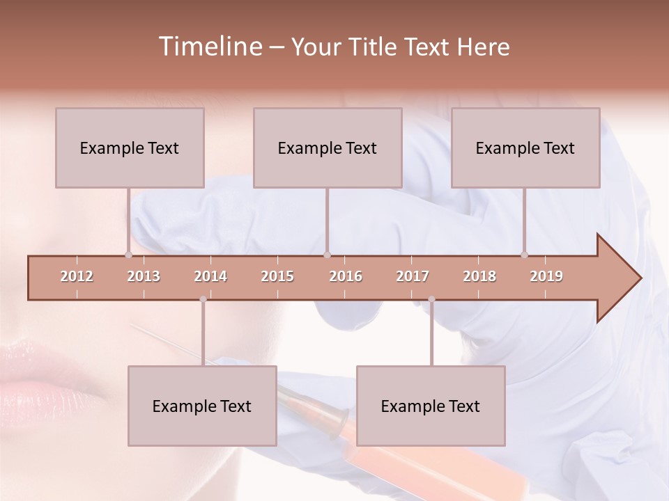 Botox Lips Aesthetic Wrinkle PowerPoint Template