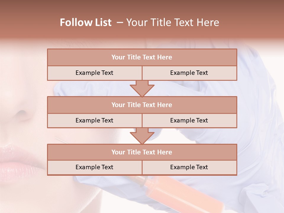 Botox Lips Aesthetic Wrinkle PowerPoint Template