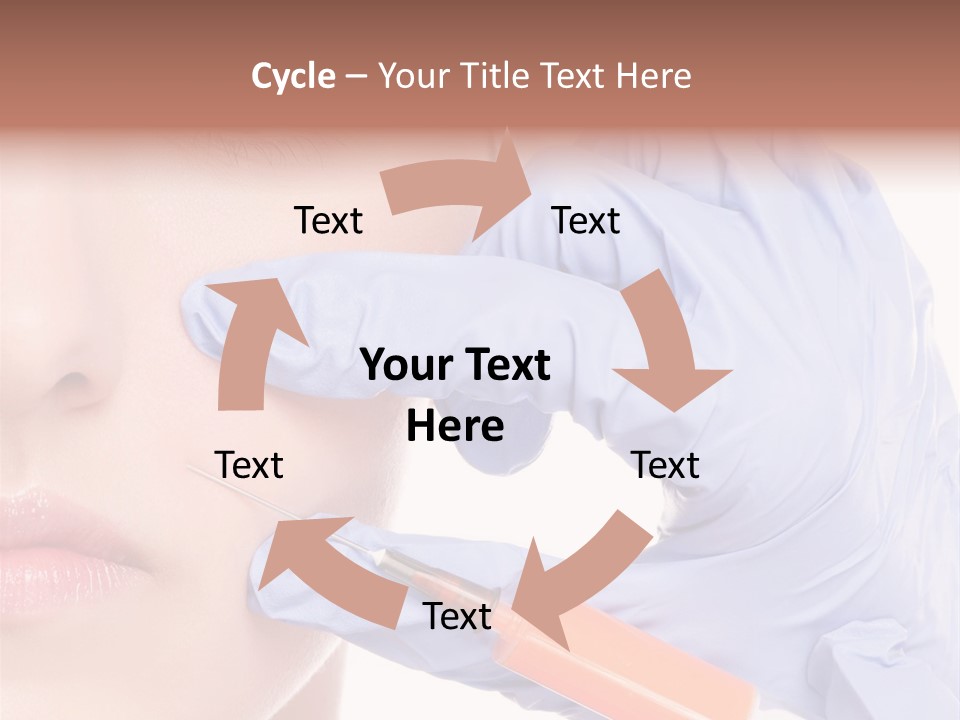 Botox Lips Aesthetic Wrinkle PowerPoint Template