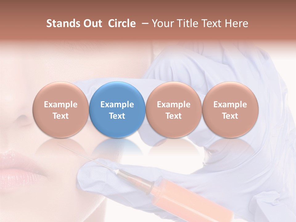 Botox Lips Aesthetic Wrinkle PowerPoint Template