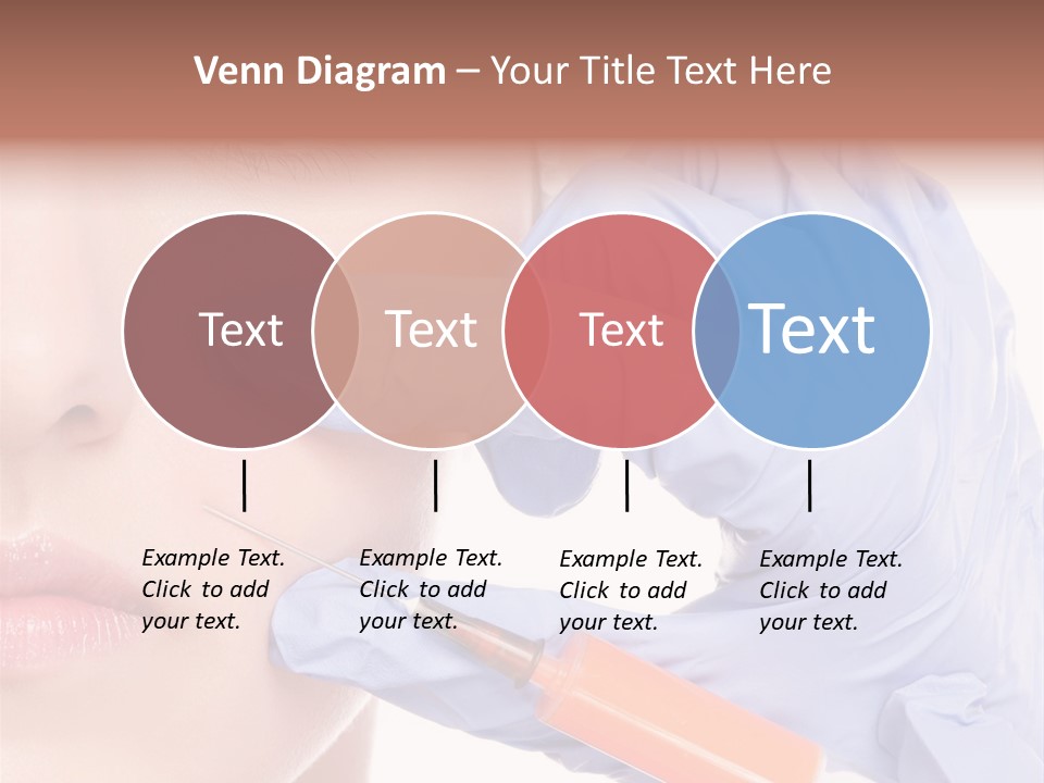 Botox Lips Aesthetic Wrinkle PowerPoint Template