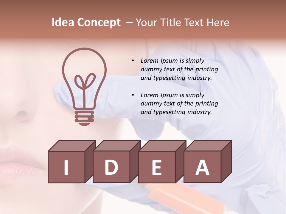 Botox Lips Aesthetic Wrinkle PowerPoint Template