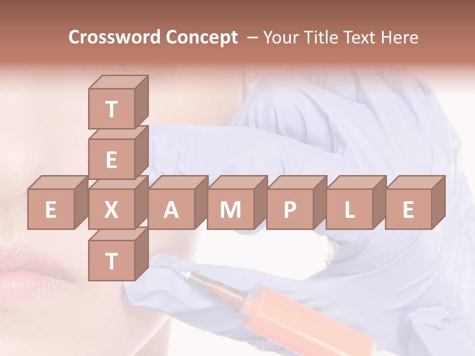 Botox Lips Aesthetic Wrinkle PowerPoint Template