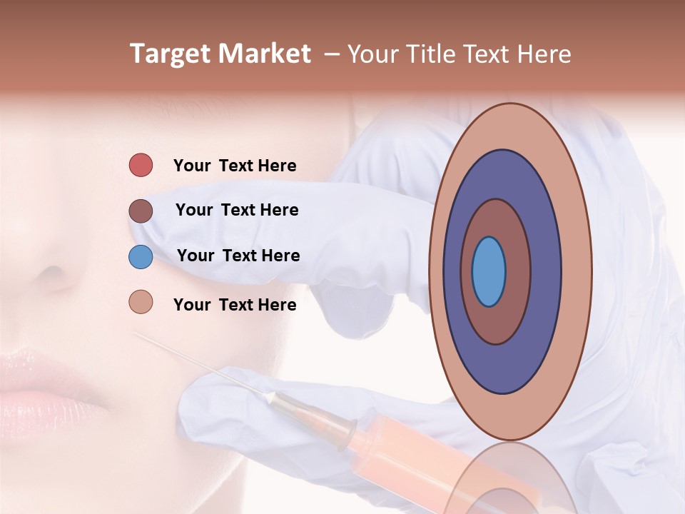 Botox Lips Aesthetic Wrinkle PowerPoint Template