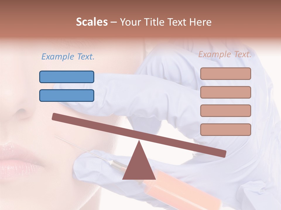 Botox Lips Aesthetic Wrinkle PowerPoint Template