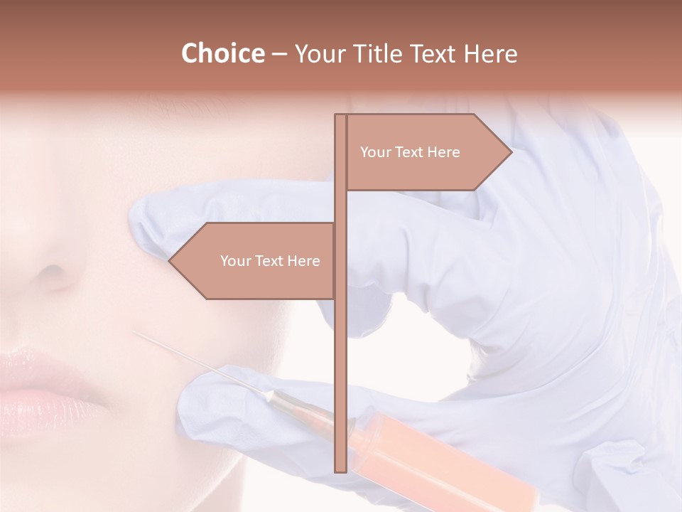 Botox Lips Aesthetic Wrinkle PowerPoint Template