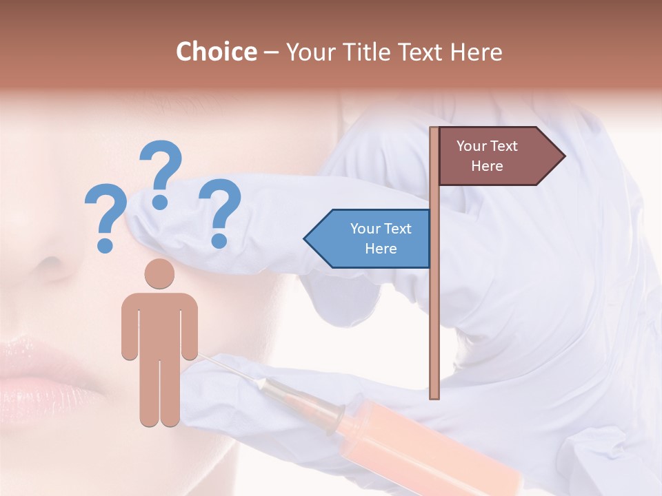 Botox Lips Aesthetic Wrinkle PowerPoint Template