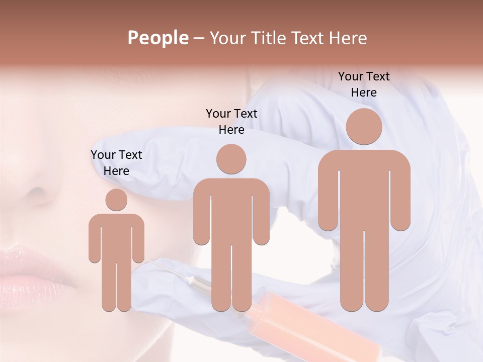 Botox Lips Aesthetic Wrinkle PowerPoint Template