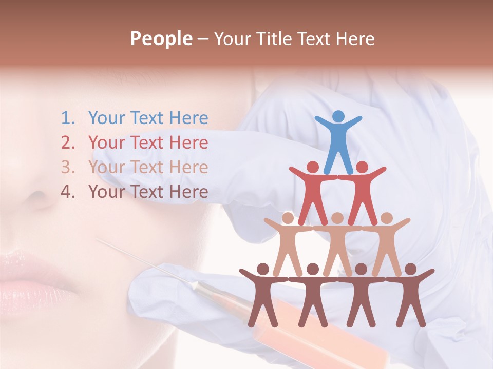 Botox Lips Aesthetic Wrinkle PowerPoint Template