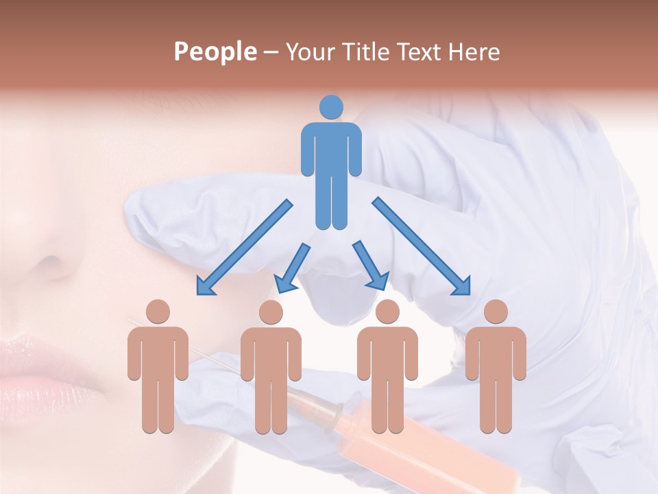 Botox Lips Aesthetic Wrinkle PowerPoint Template