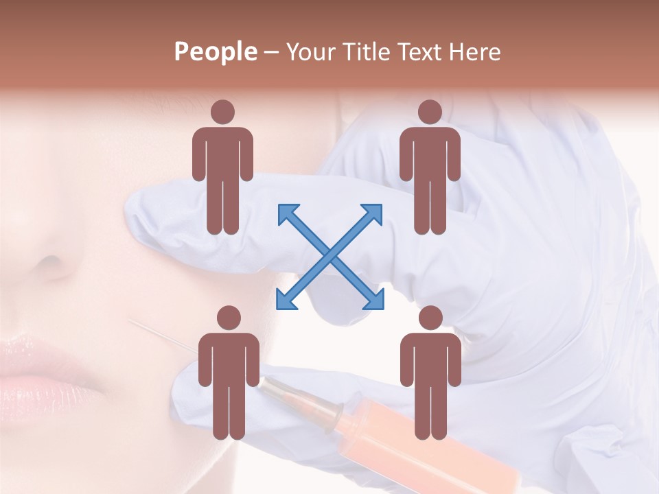 Botox Lips Aesthetic Wrinkle PowerPoint Template