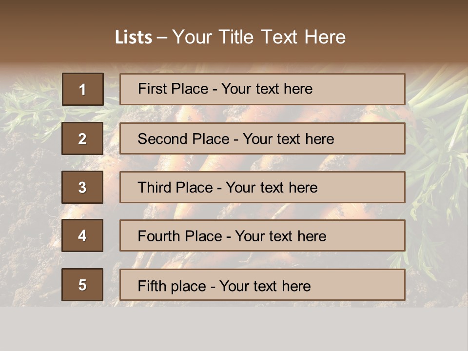 Yield Bundle Ingredient PowerPoint Template