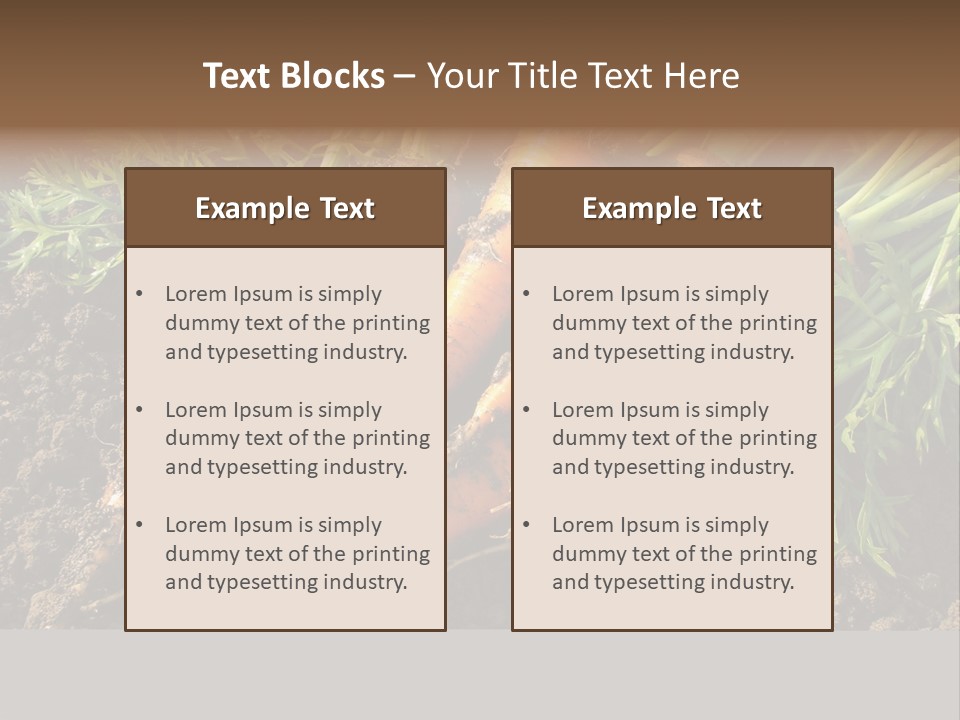 Yield Bundle Ingredient PowerPoint Template