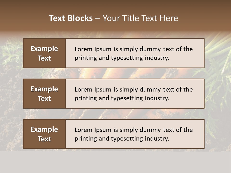 Yield Bundle Ingredient PowerPoint Template