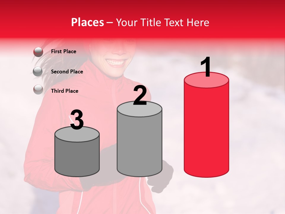 Athlete Person Multiracial PowerPoint Template