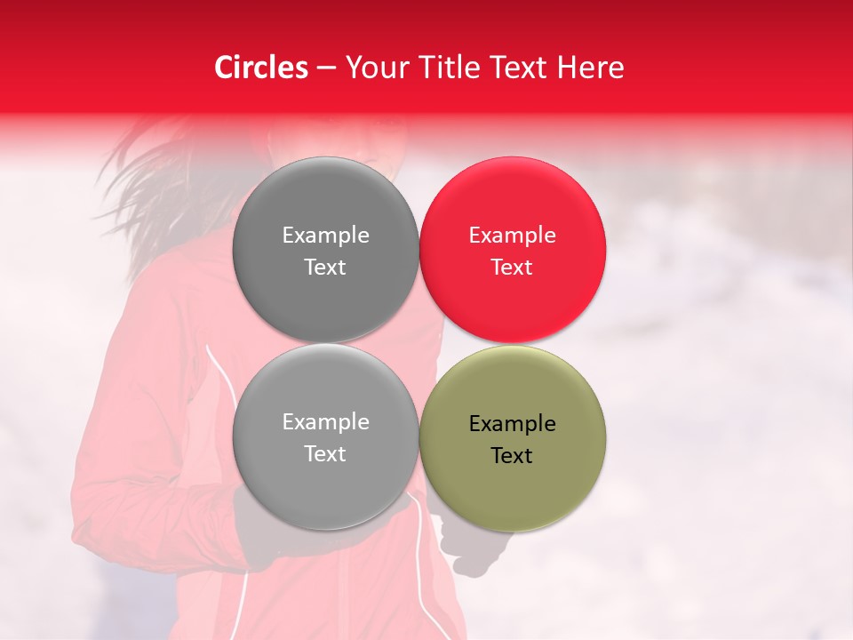 Athlete Person Multiracial PowerPoint Template