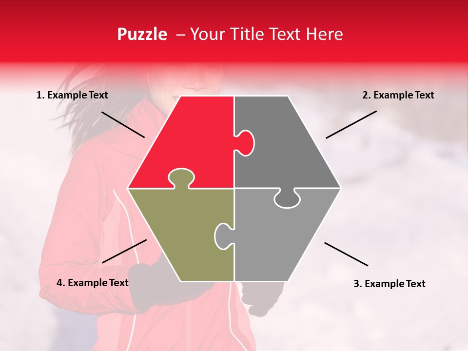 Athlete Person Multiracial PowerPoint Template