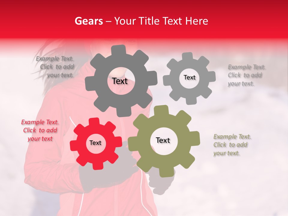 Athlete Person Multiracial PowerPoint Template