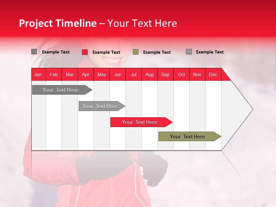 Athlete Person Multiracial PowerPoint Template