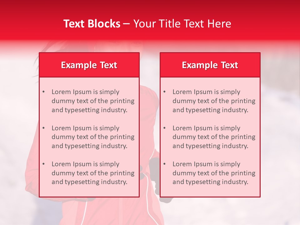 Athlete Person Multiracial PowerPoint Template