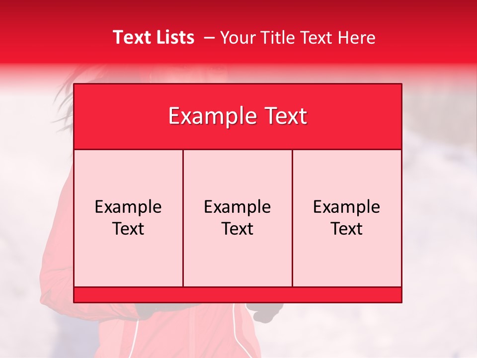 Athlete Person Multiracial PowerPoint Template