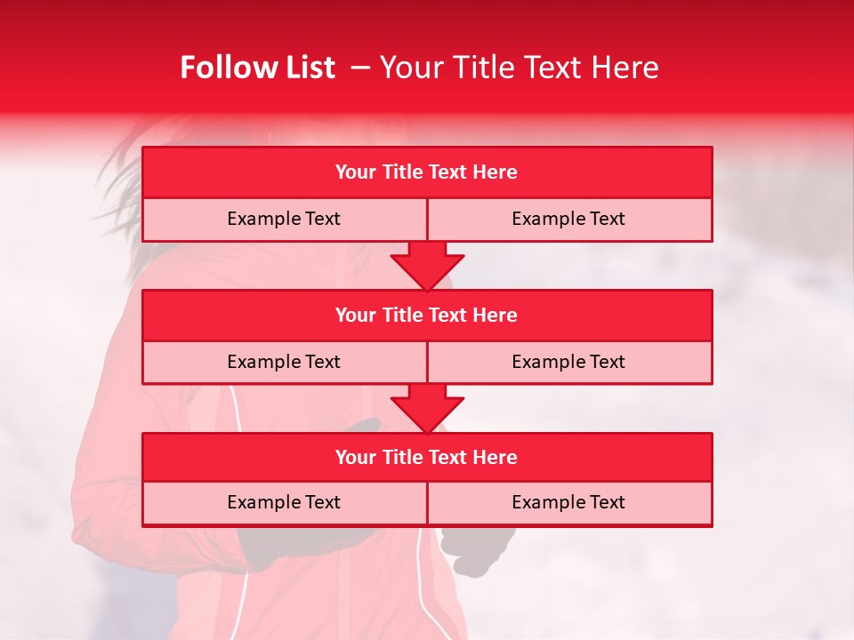 Athlete Person Multiracial PowerPoint Template
