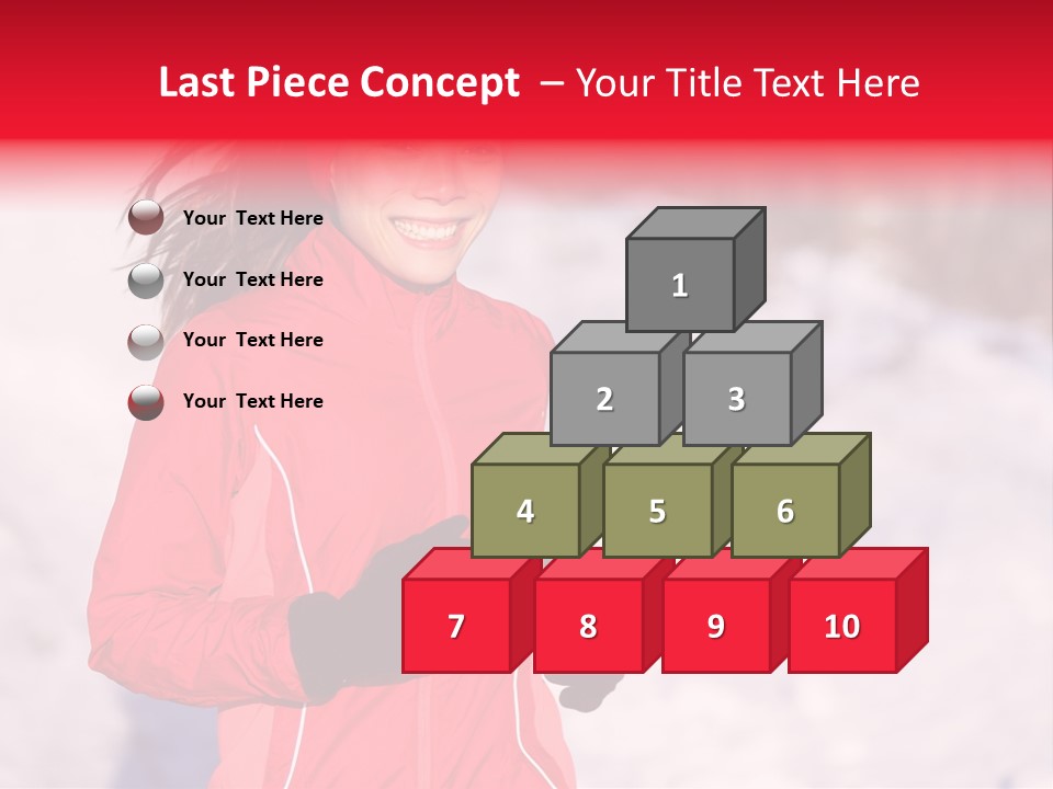 Athlete Person Multiracial PowerPoint Template