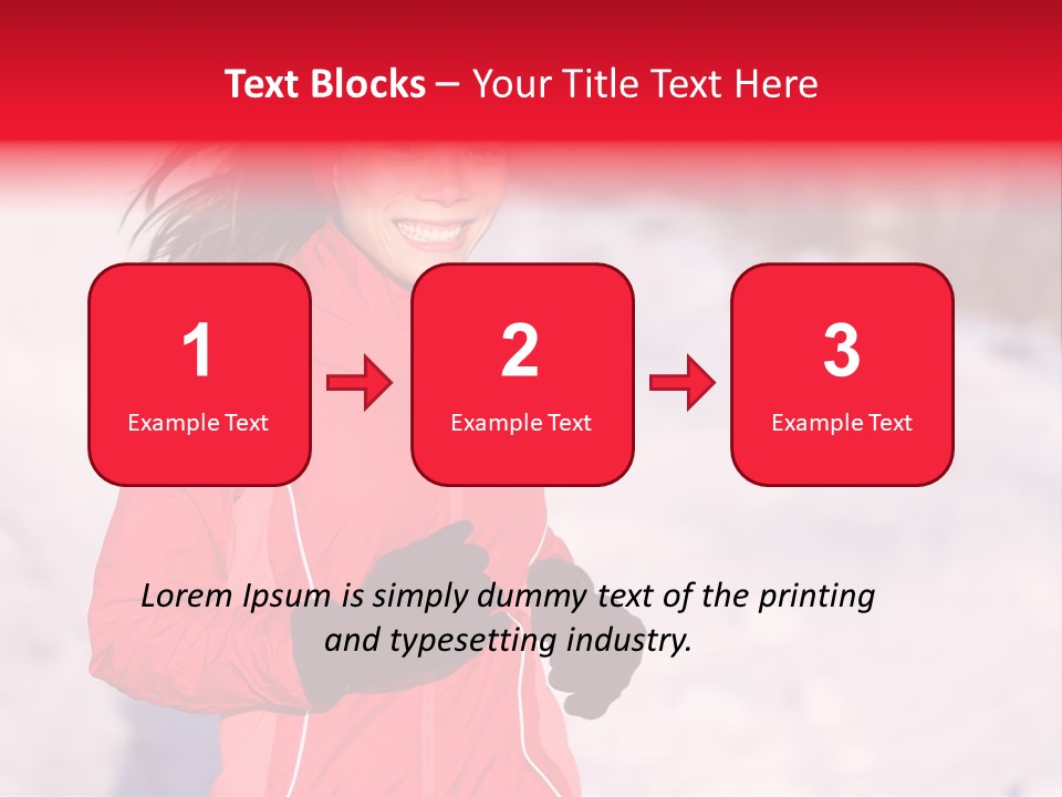 Athlete Person Multiracial PowerPoint Template