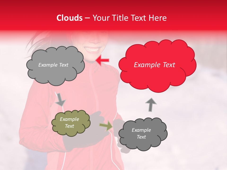 Athlete Person Multiracial PowerPoint Template