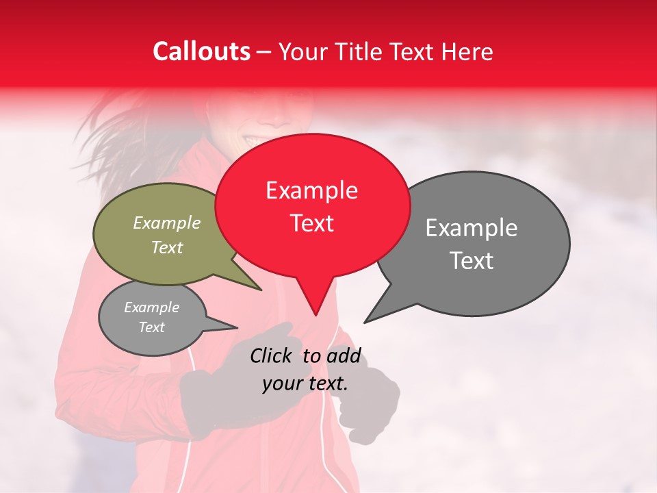 Athlete Person Multiracial PowerPoint Template