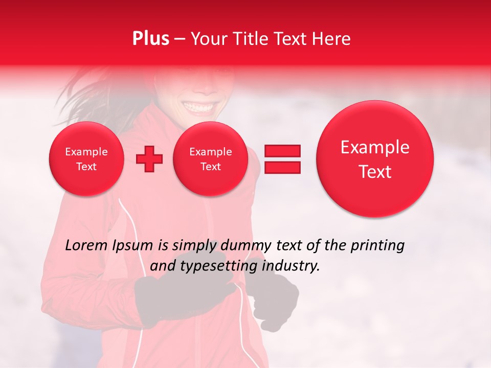 Athlete Person Multiracial PowerPoint Template