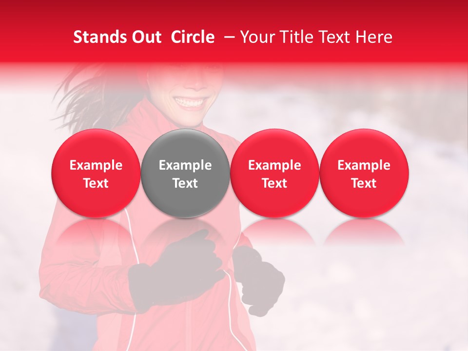Athlete Person Multiracial PowerPoint Template