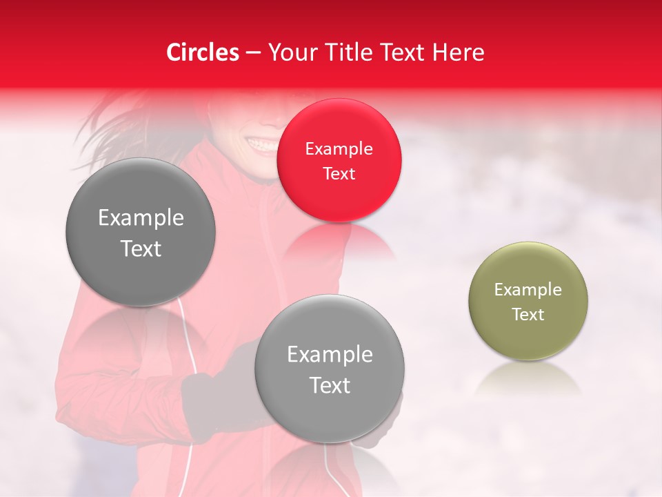 Athlete Person Multiracial PowerPoint Template