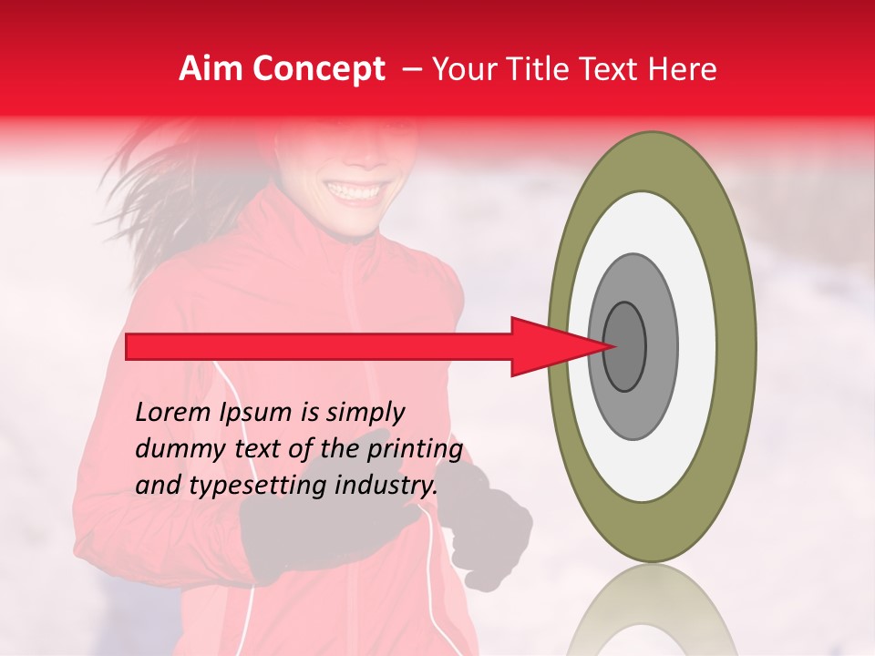 Athlete Person Multiracial PowerPoint Template