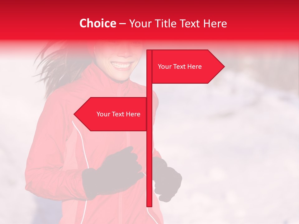 Athlete Person Multiracial PowerPoint Template