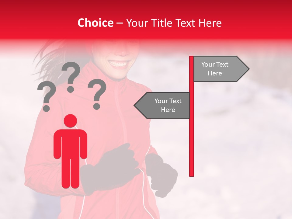 Athlete Person Multiracial PowerPoint Template