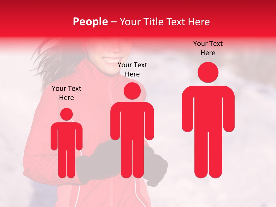 Athlete Person Multiracial PowerPoint Template