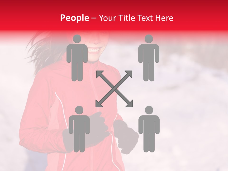 Athlete Person Multiracial PowerPoint Template