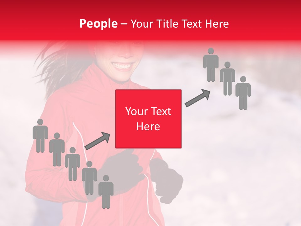 Athlete Person Multiracial PowerPoint Template