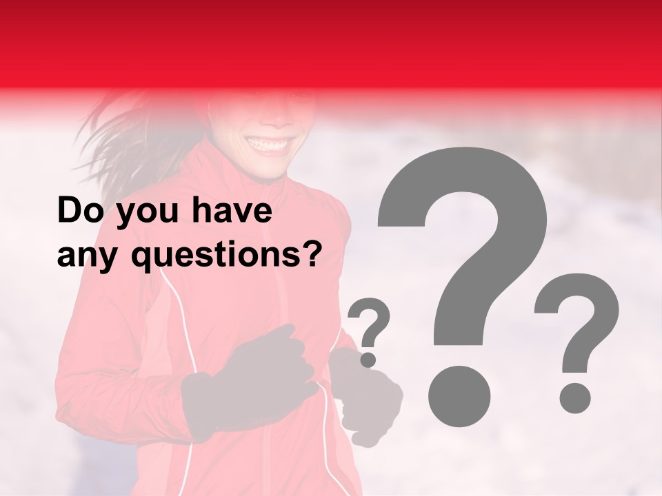 Athlete Person Multiracial PowerPoint Template