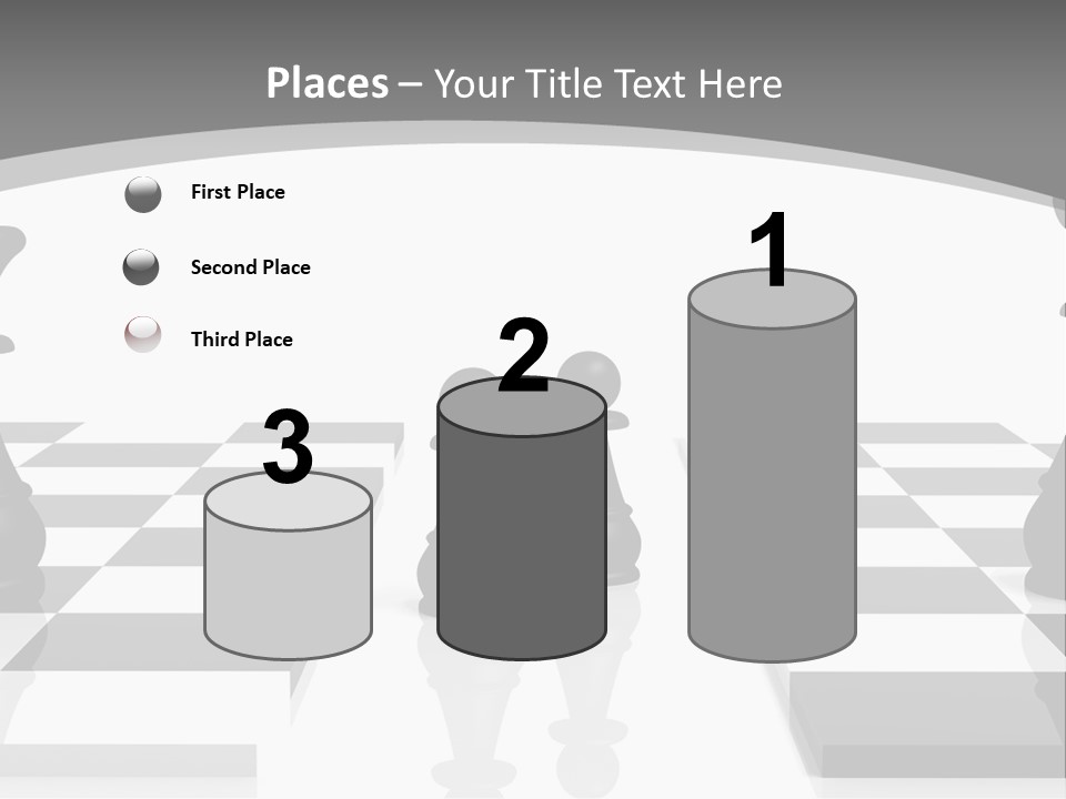 Chess Fight Dad PowerPoint Template