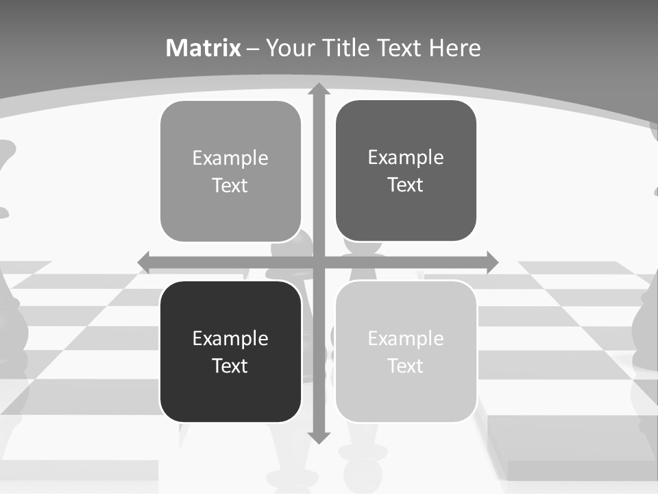 Chess Fight Dad PowerPoint Template