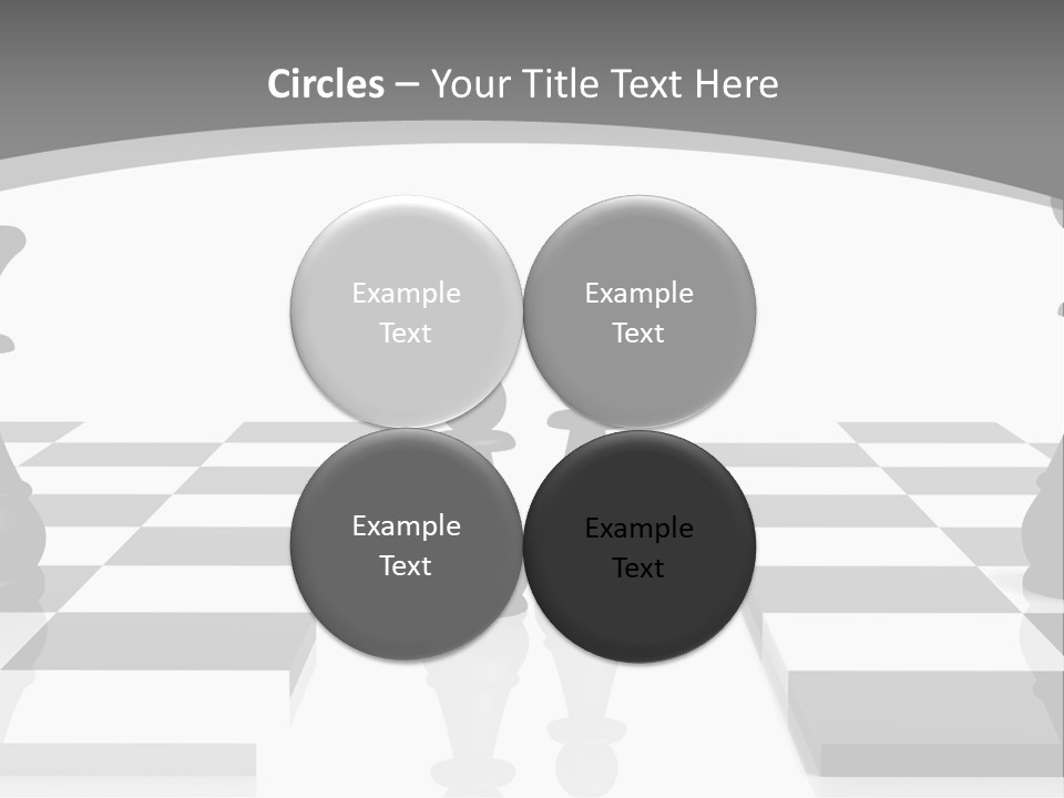 Chess Fight Dad PowerPoint Template