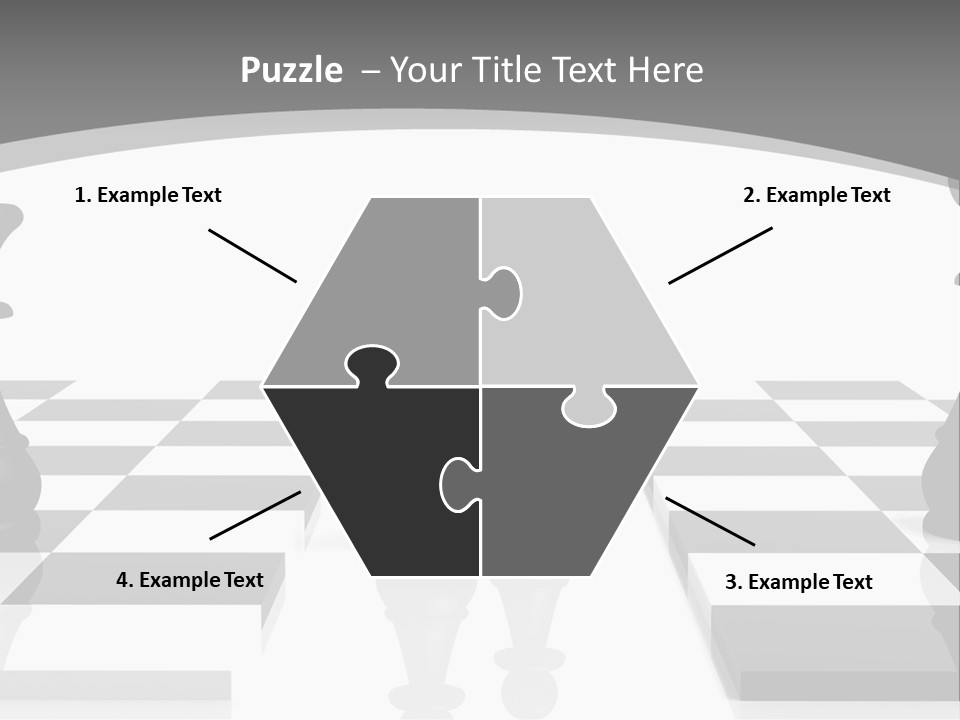 Chess Fight Dad PowerPoint Template